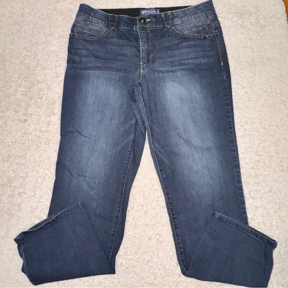 Democracy Dark Blue Straight Leg Jeans